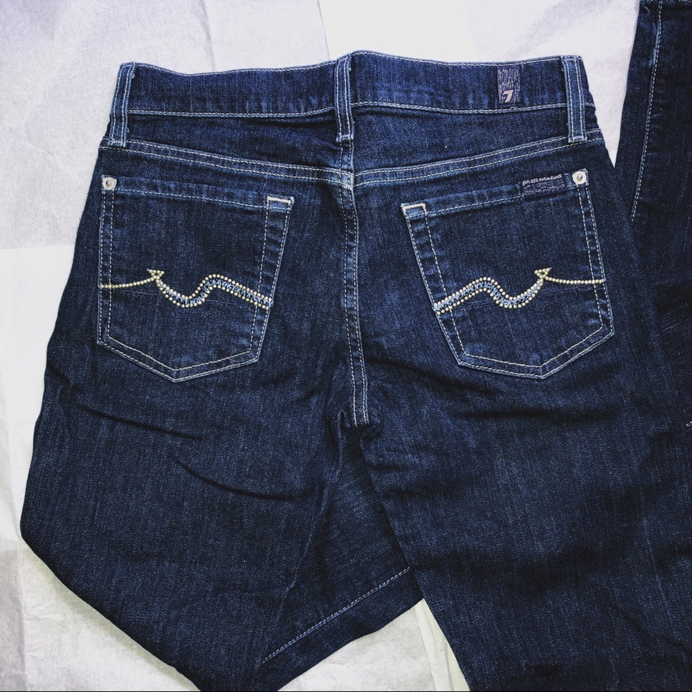 7 For All Mankind Rhinestones Roxanne Jeans